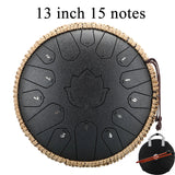 Hluru Glucophone Steel Tongue Drum 14 Inch 15