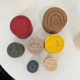 Set Of Silicone Building Blocks 3D Stacking Building