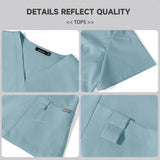 Workwear Nurse Uniform TopsStraight Pants Medical Nursing Uniform