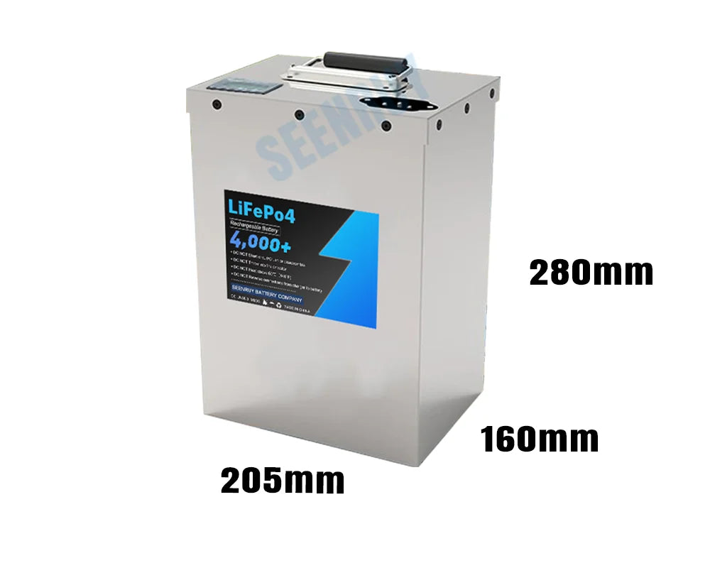 72V 25Ah Lifepo4 Battery Pack Built-in 30A BMS