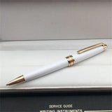 Luxury Msk-163 White Metal Ballpoint Pen Rollerball Pen