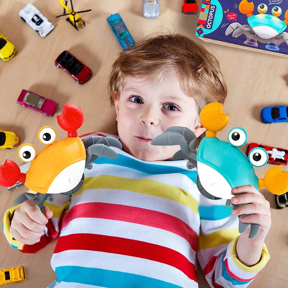 Interactive Crab Toy for Babies Creative Crawling Crab
