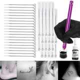 3D Tattoo Hand Poke and Stick Kit Supply