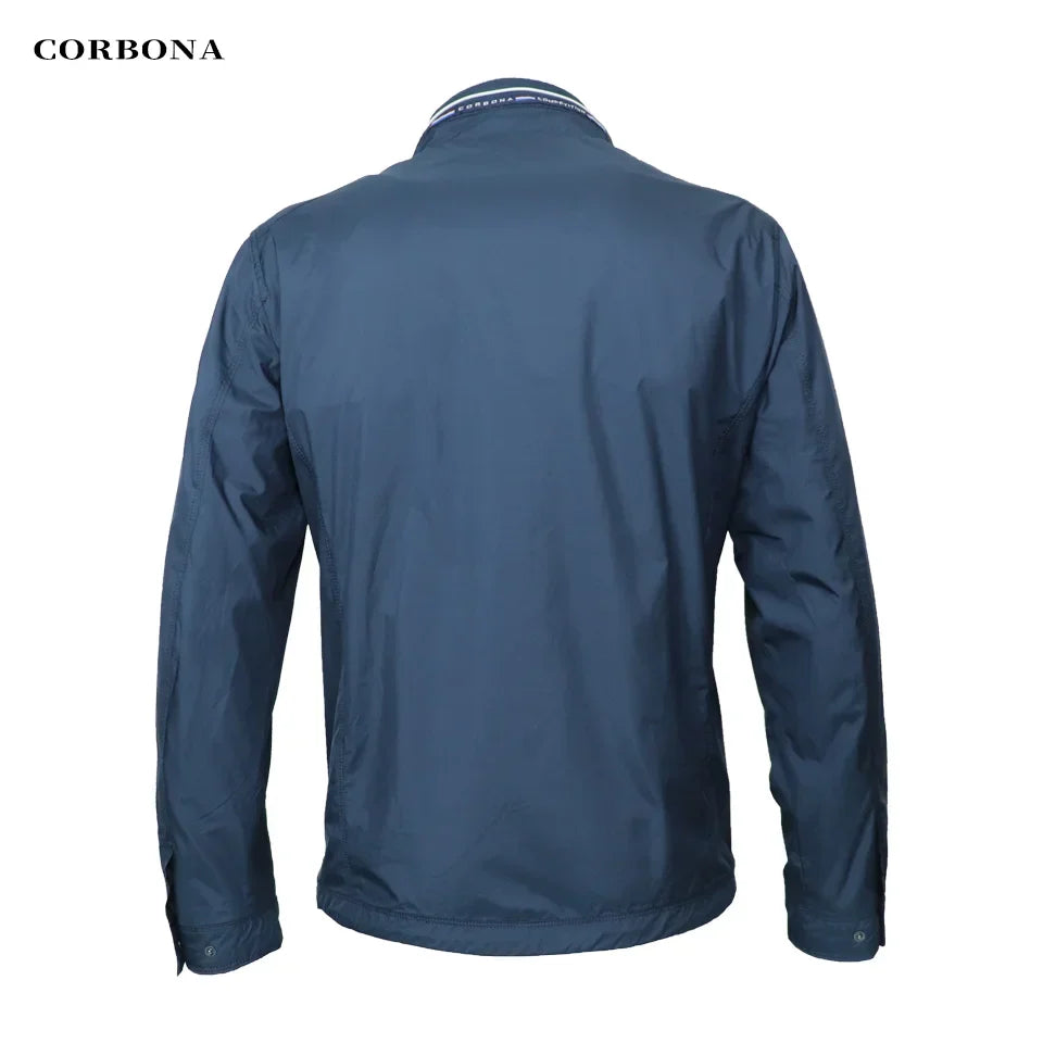 CORBONA 2024New Men Spring Summer Lightweight Jacket Long