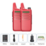 2PCS Baofeng BF-T20 5W Portable Mini Walkie Talkie