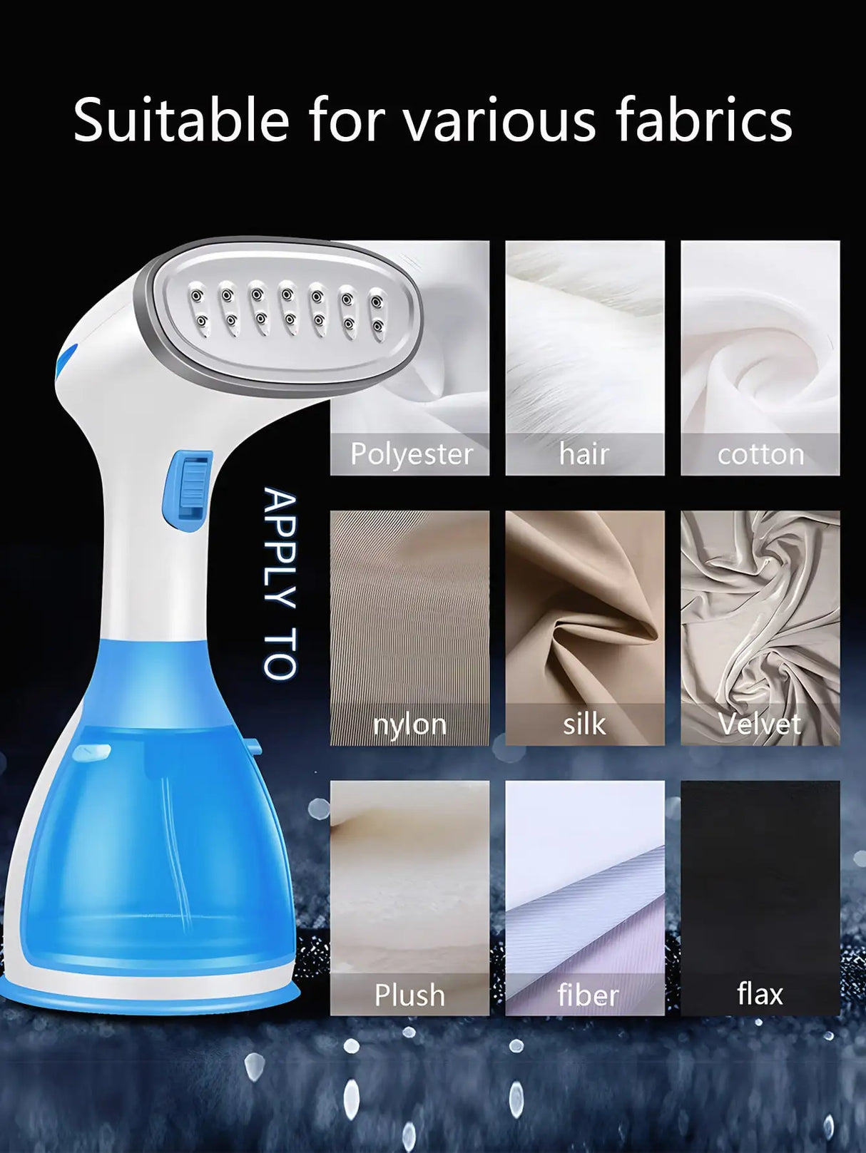 Steamer Iron for Clothes Handheld Garment Steamer 1500W