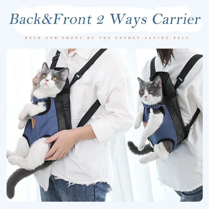 Pet Cat Carrier Bags Breathable Outdoor Pet Carriers