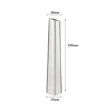 4pcs brushed Stainless Steel Leg Covers for Cabinet