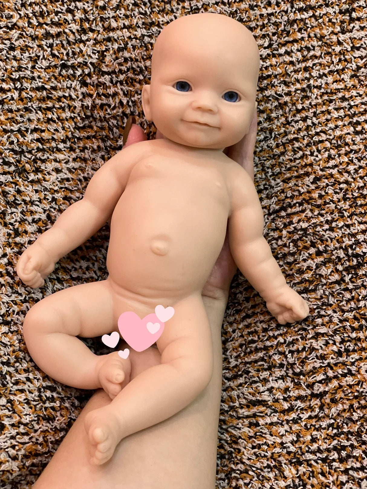 8 styles/28cm Cuddly Unpaint Solid Silicone Bebe Reborn