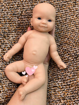 8 styles/28cm Cuddly Unpaint Solid Silicone Bebe Reborn
