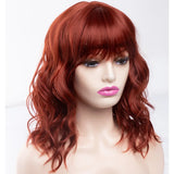 Amir Brown Wigs Synthetic Natural Wavy Wigs for