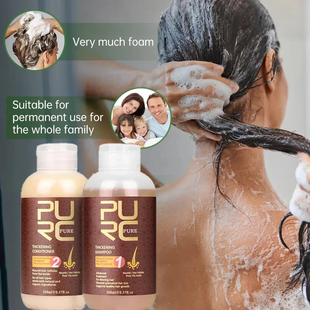 PURC 300ML Ginger Shampoo Set Anti Hair Loss