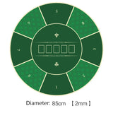 Deluxe Suede Texas Holdem Game Table Mat Nonslip