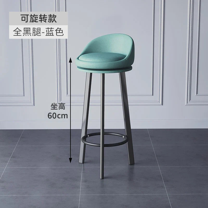 Home High Kitchen Stools Nordic Luxury Ergonomic Simple