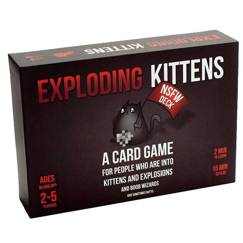 Red And Black Exploding Kittens 4 in 1