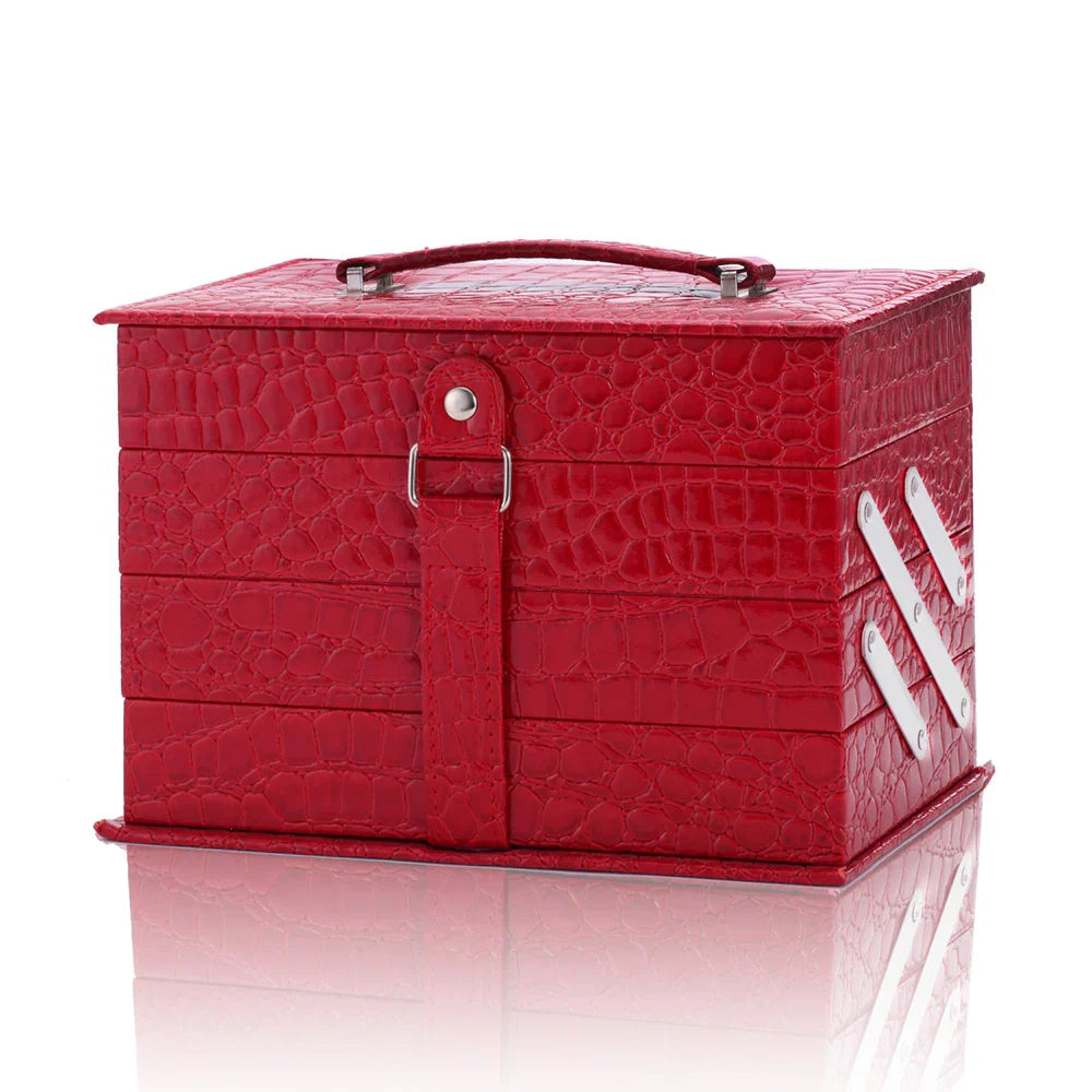 DUER LIKA Red Pattern Portable Professional 45 Color