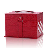 DUER LIKA Red Pattern Portable Professional 45 Color