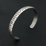 Black Stainless Steel Viking Rune Bracelets For Men