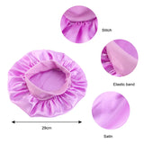 2PCS/LOT Solid Color Nightcap For Kids Wide Edge