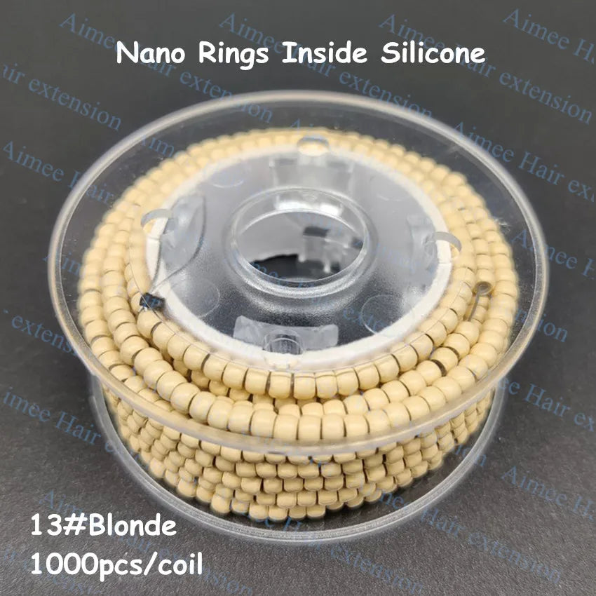 1000pcs/coil Pre-Loaded 3.0mm NanoRings Silicone Micro Rings Links