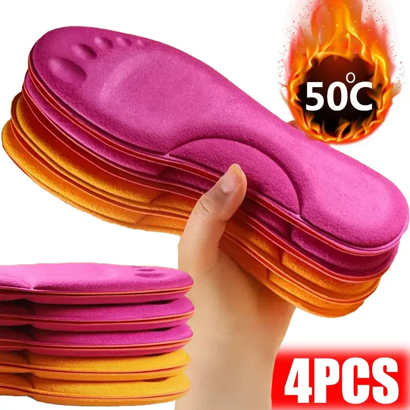 2Pairs Self Heating Insoles Thermostatic Thermal Insole Massage