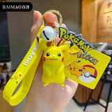 Pokemon Keychain Anime Figures Pikachu Cartoon Key Chain
