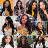 HD Transparent 360 Lace Frontal Wig 13x6 Body