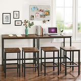 Narrow Long Bar Table, Kitchen Dining Table