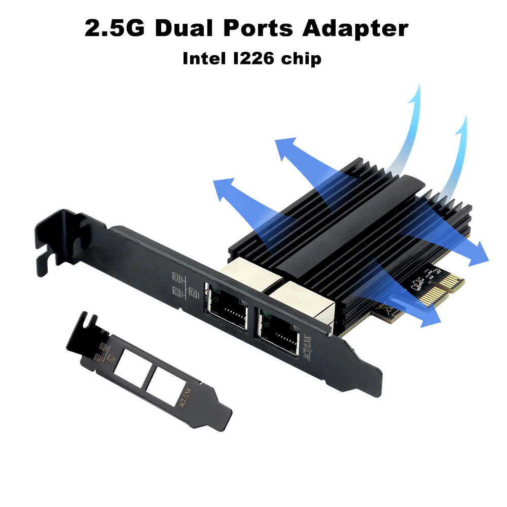 2500Mbps Pcie To RJ45 Intel I226 Network Card