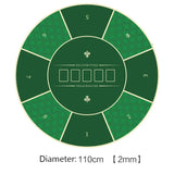Deluxe Suede Texas Holdem Game Table Mat Nonslip