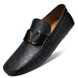 Men's Loafers Flats Office Moccasins Driving Wedding Business Buckle Strap Slip on