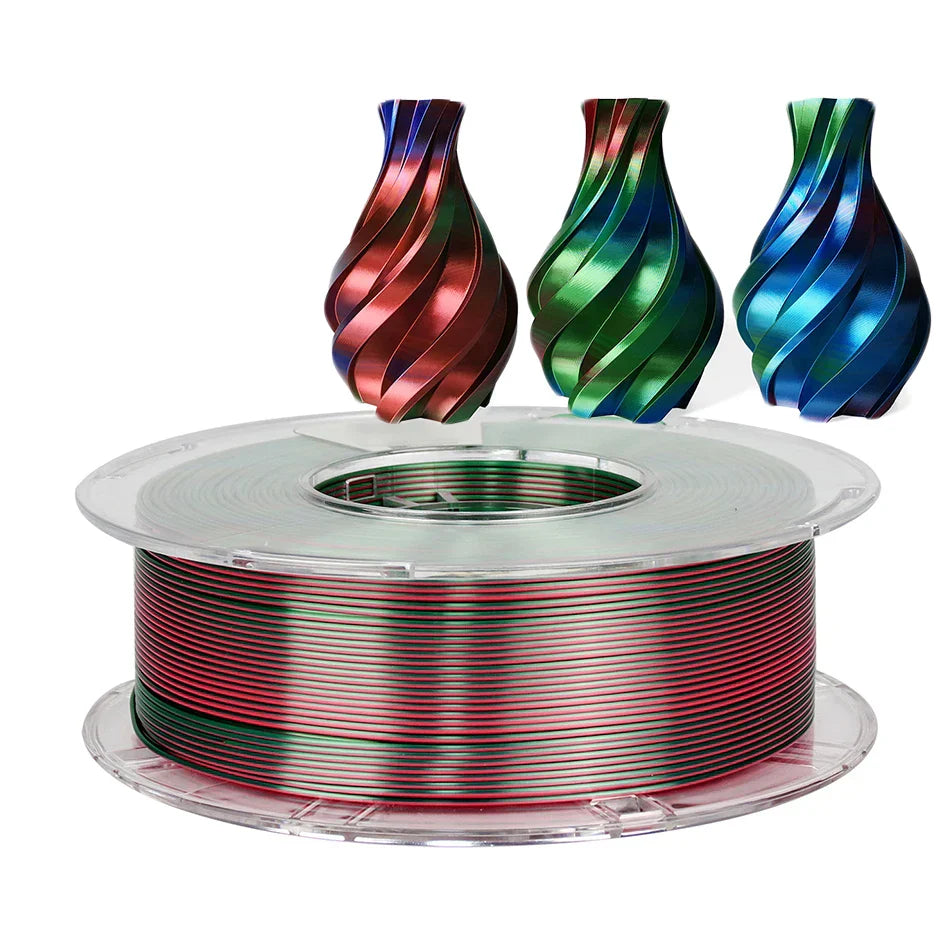 Tricolor 3D Printer Filament Silk PLA 3 Color