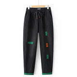 Plus Size Jeans Womens Clothing Fall Letter Print