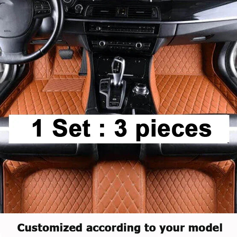 Custom Made Leather Car Floor Mats For Toyota