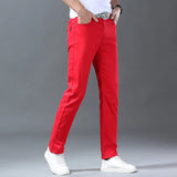 New Men's Pants Trend Temperament Casual Denim Jeans