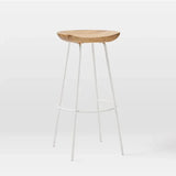 High Wood Stool Modern Minimalist High Chair Solid