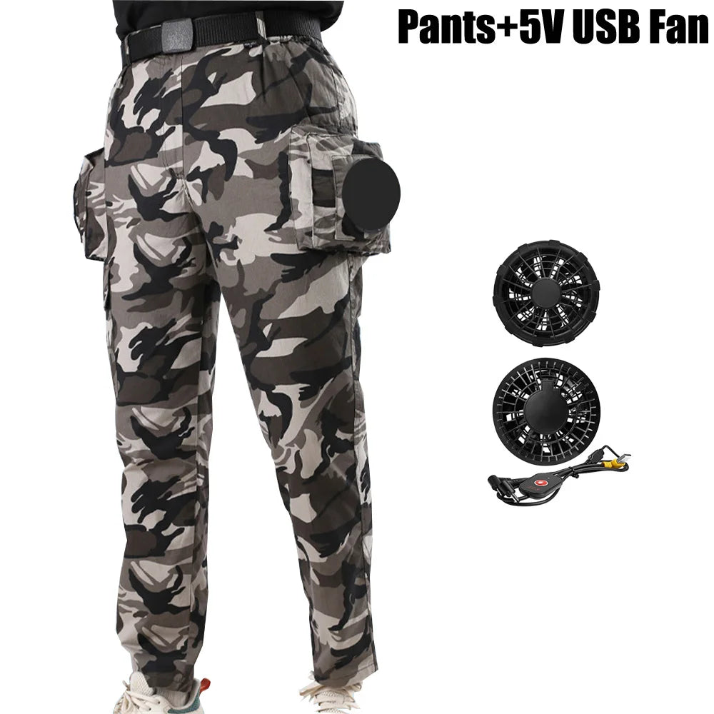 Fan Pants Cold Fishing Pure Cotton Site Welder