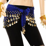 1Pc Belly Dance Waist Chain – 5-Layer Gold Coin Hip Scarf