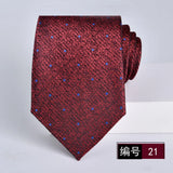 ties for men 2024 Luxury Wine Red Groom