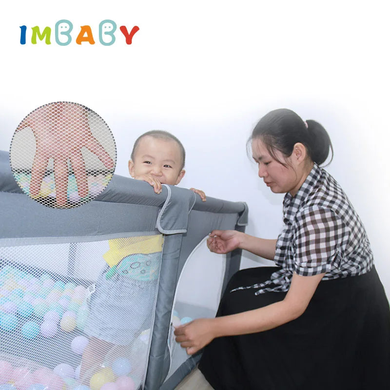 IMBABY 150*180cm Baby Playpens Balls Pool Baby Playground