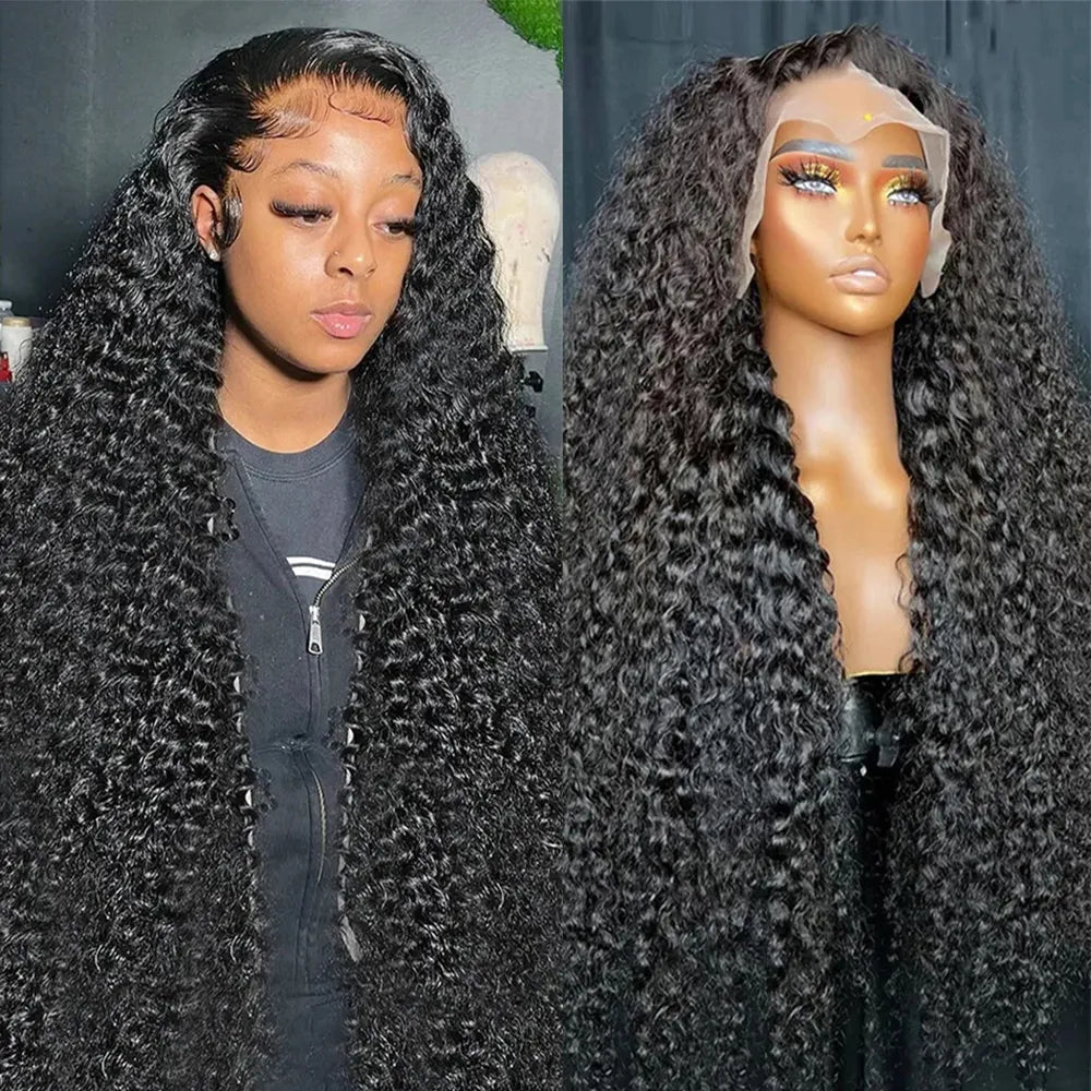 Transparent Remy Deep Wave Lace Front Wig 13x4