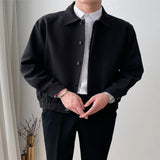 Spring and Autumn new men's casual lapel jacket