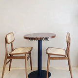 Solid Wood Leisure Conference Chair Rattan Solid Wood