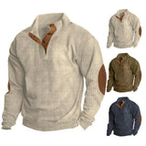 Vintage Cowboy Printed Men Hoodie Flap neck Hoodies