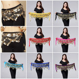 1Pc Belly Dance Waist Chain – 5-Layer Gold Coin Hip Scarf