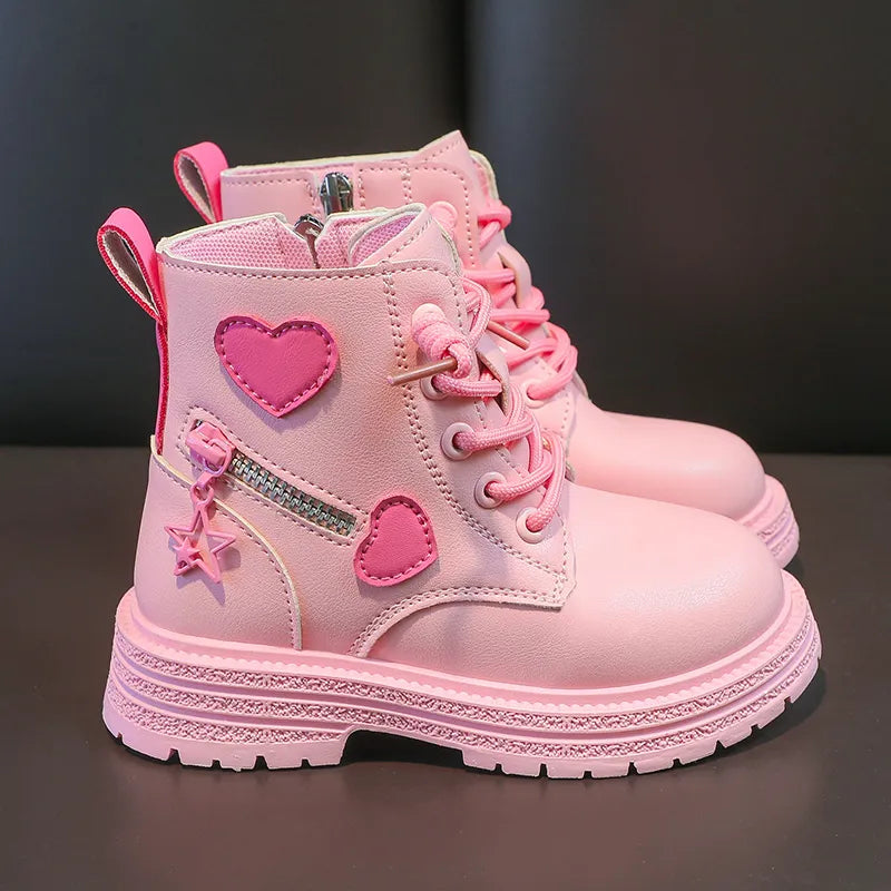 Girls Boots Kids Fashion Rubber Boots Cool Girl
