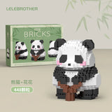 Mini 3D Animal Huahua Panda Building Blocks Model