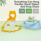 4/3/2PC Baby Pacifier Clip Silicone Teething Chain Baby