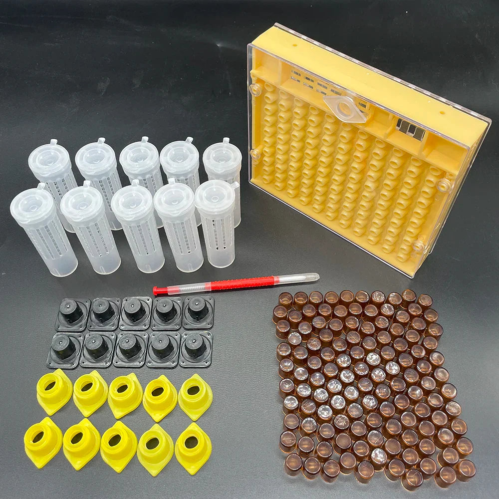 1SET Apiculture Kit Nicot Queen Bee Rearing Plastic