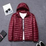 2024 new upscale men's white duck down jacket